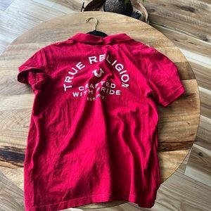 red true religion polo